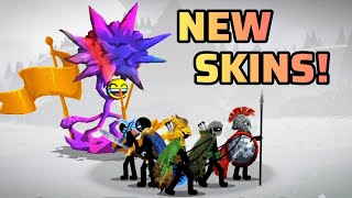 Stick War 3 New Update New Xiphos Kytchu And Archis General Skins I Bought Them All