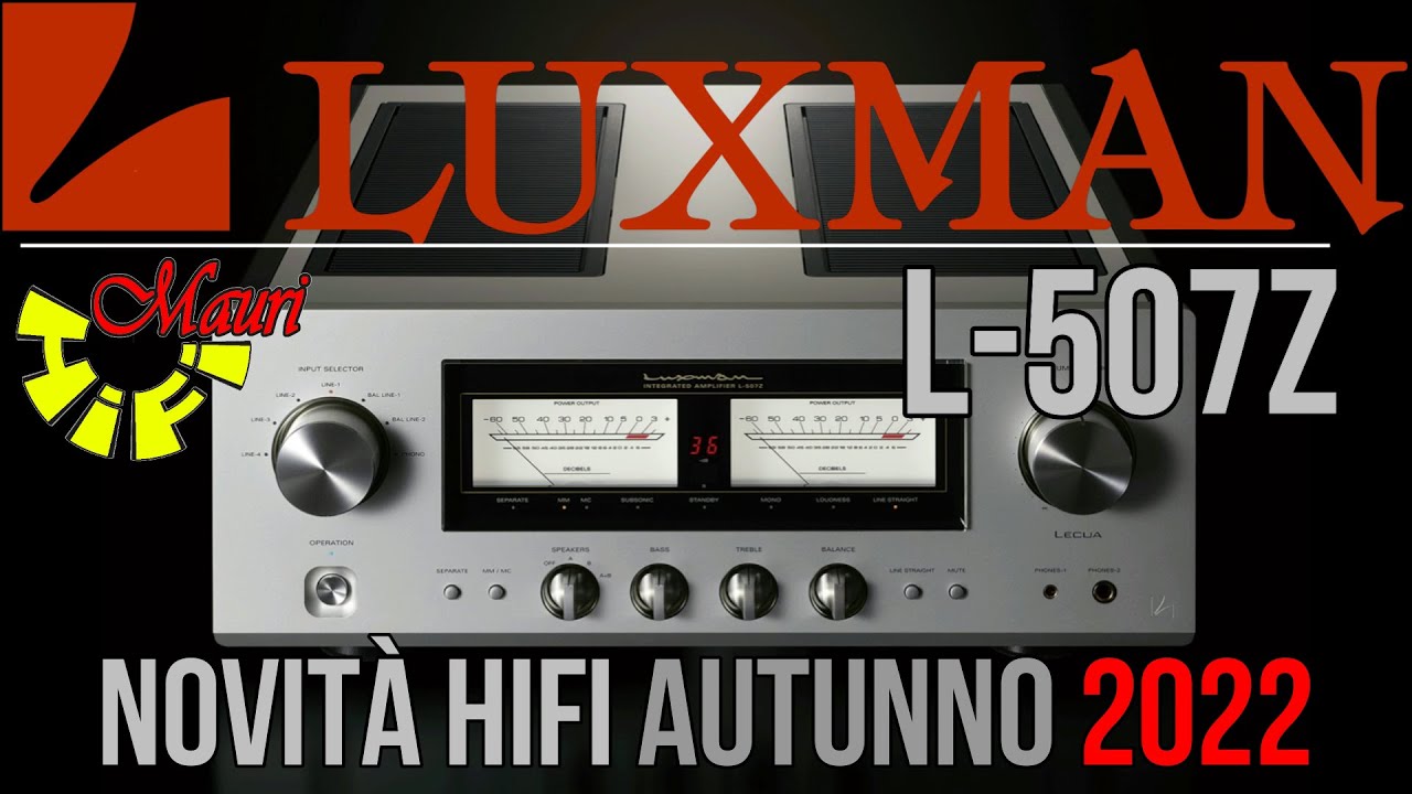 Novità Luxman L 507Z Amplificatore Hi End - YouTube