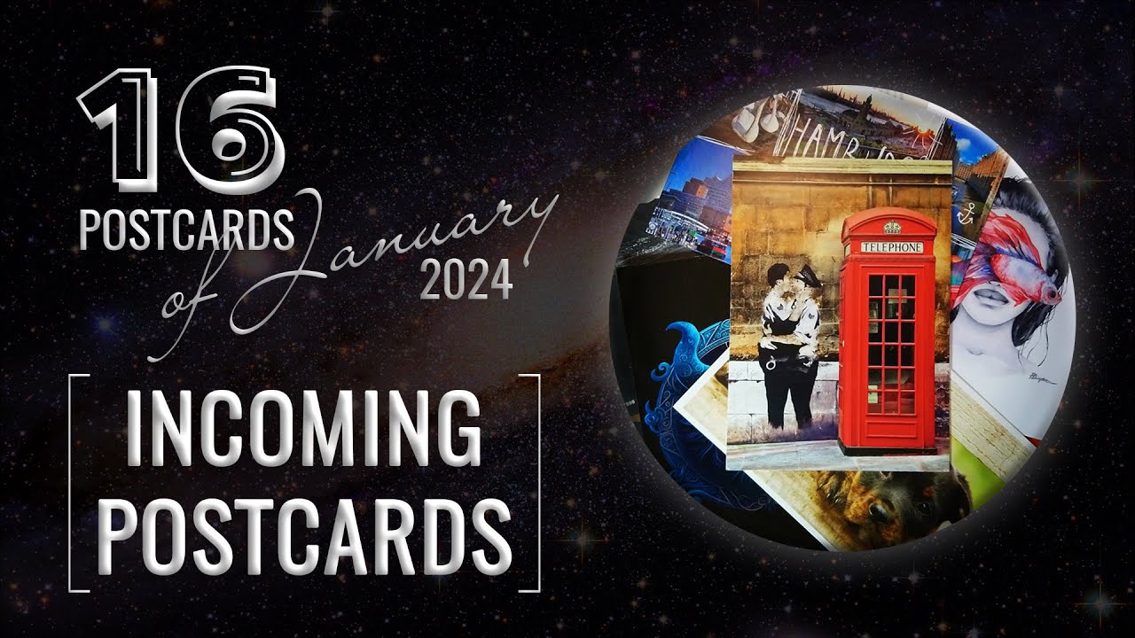 📬 INCOMING postcards of Jan 2024 | #01 | Relax&watch | POSTCROSSING