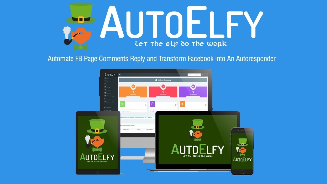AutoElfy Demo FB AUTO REPLY Comment [ Tutorial how to setup facebook