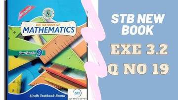Exercise 3.2 unit 3 algebraic expression class 9 new mathematics book Sindh board Q 19 complete