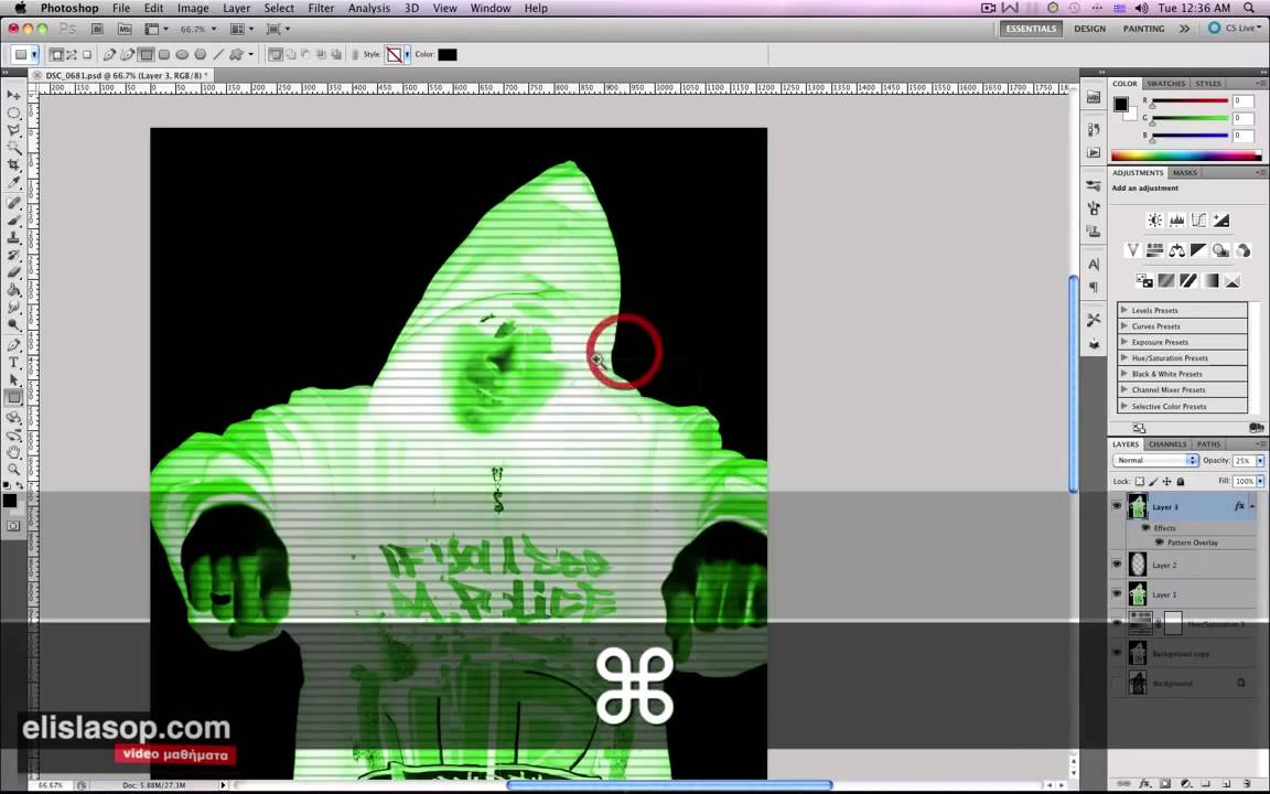Night Vision Camera Effect in Adobe YouTube