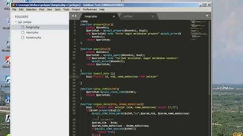 CRUD PHP Procedural - 2 - Menampilkan Data