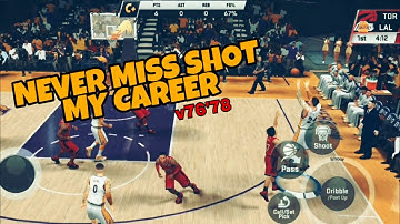 NBA2K20 MOBILE - Never Miss Shot | My Career | Using Gameguardian