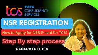 NSR Ecard Registration for 2025|| How to apply for National Skills Registry || NSR for TCS