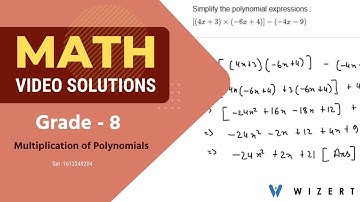 Maths Multiplication of Polynomials word problems for Grade 8 - Set 1612249204