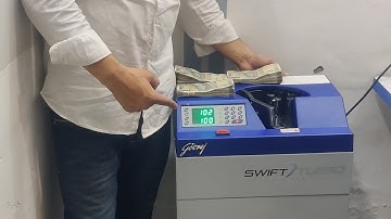 The Godrej Swift Turbo Bundle Note Counting Machine Valuable tool for efficient Note Counting