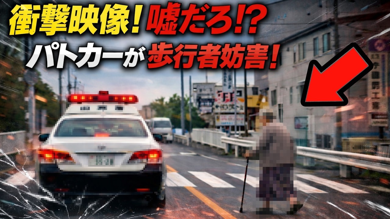 【ドラレコ】え？取り締まる側が違反？パトカーが歩行者妨害の決定的瞬間！/首都高で衝撃の事故を目撃.../信号無視で突っ込んできた車...マジで寿命縮むって.../あり得ない運転の数々をご覧ください。