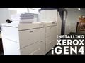 Solopress install a third xerox igen4 digital printing press  timelapse