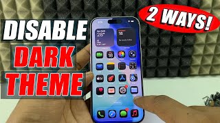 Famous how to disable dark theme on iphone 17/17 pro max? Wealth