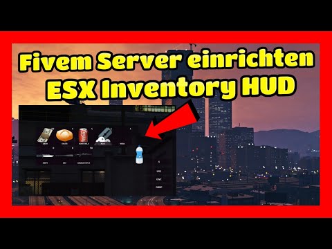 Fivem Server einrichten #7 Neues ESX Inventory HUD Installieren Tutorial