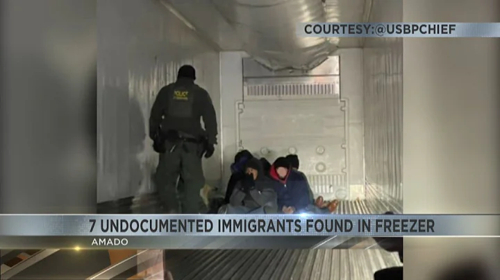 Seven undocumented migrants found in freezer-trailer