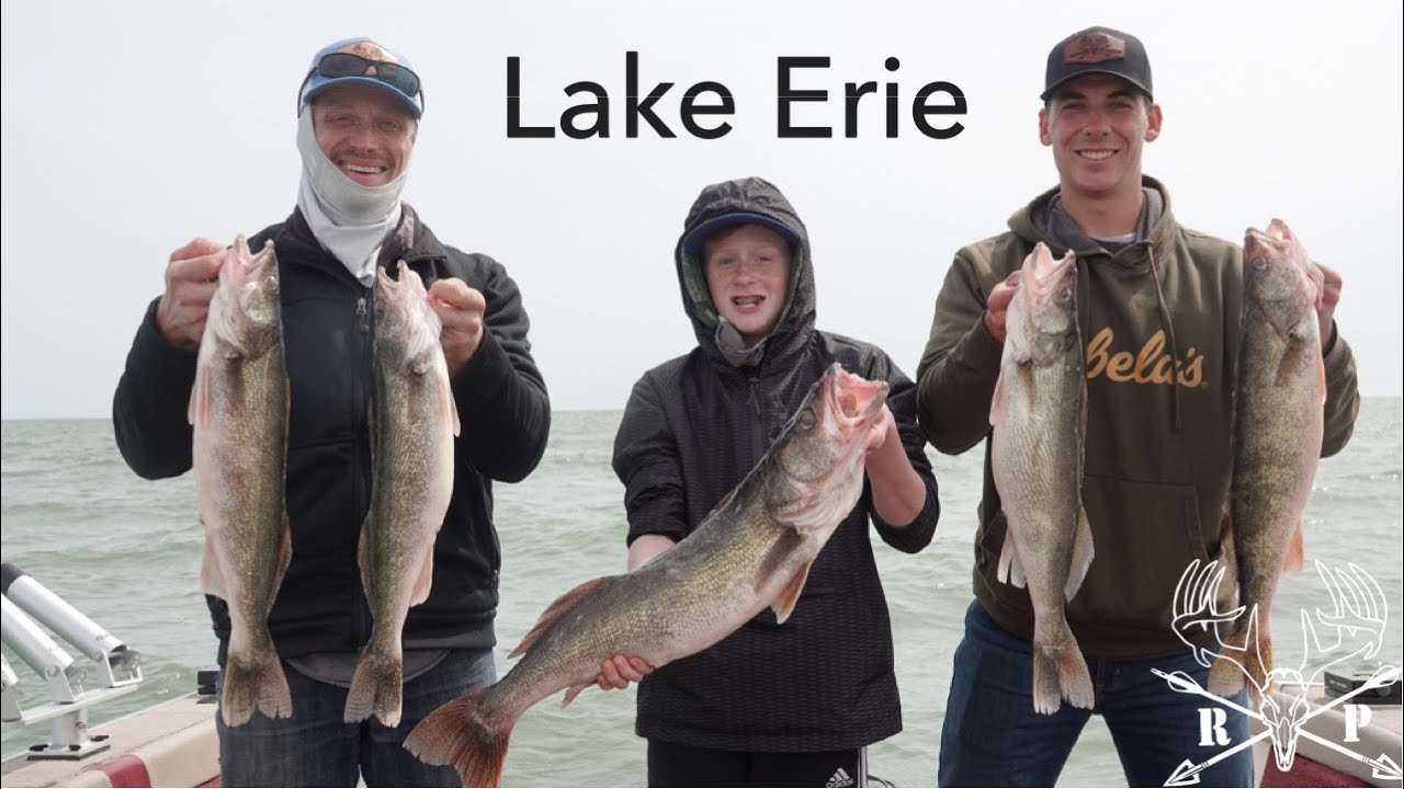 RUGGED PURSUIT WALLEYE FISHING LAKE ERIE Trolling lake Erie for