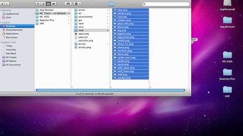 How to make a Minecraft Texture Pack for Mac