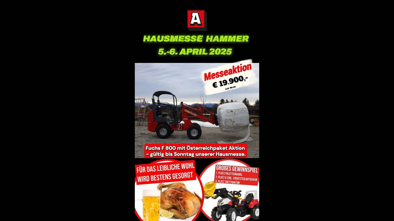 Fuchs F 800 mit Österreichpaket für nur 19.900 €