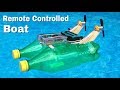 How to Make RC Boat at Home Out of Plastic Bottles - Amazing Toy