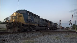 CSX YN2 leads M646 through Valdosta | 05/01/24