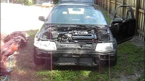 Honda Crx open header