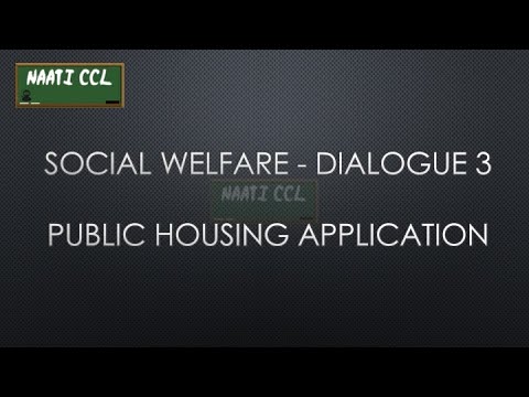 Social Welfare, Public (Dialogue 3) - Naati CCL
