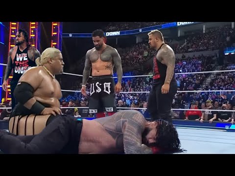 Jimmy Uso's Father Rikishi Return & Attack Roman Reigns WWE Smackdown 2023 Highlights