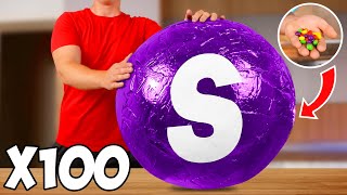 Skittles Gigante | Como fazer os maiores Skittles DIY do mundo por VANZAI