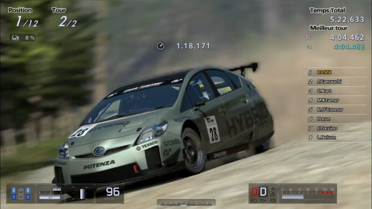 Gran Turismo 5 - Toyota PRIUS Touring Car (HYBRiD) PS3 Gameplay