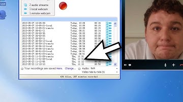 How to record a class over Skype side by side