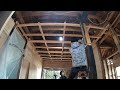 #35【空き家の古民家DIY】収納部屋の天井
