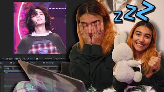 ALL-NIGHTER editing challenge! (after effects)