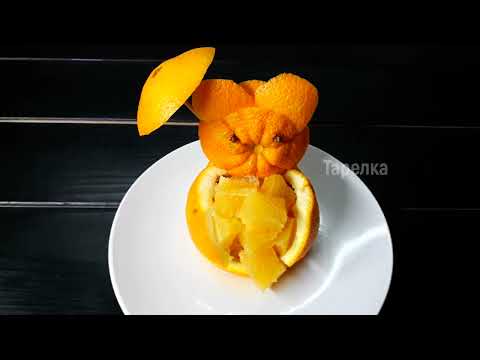 КАК КРАСИВО НАРЕЗАТЬ АПЕЛЬСИНЫ. HOW TO CUT ORANGES BEAUTIFULLY