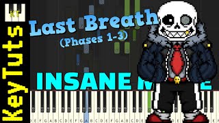 Undertale Last Breath [Phases 1-3] - Insane Mode [Piano Tutorial] (Synthesia)