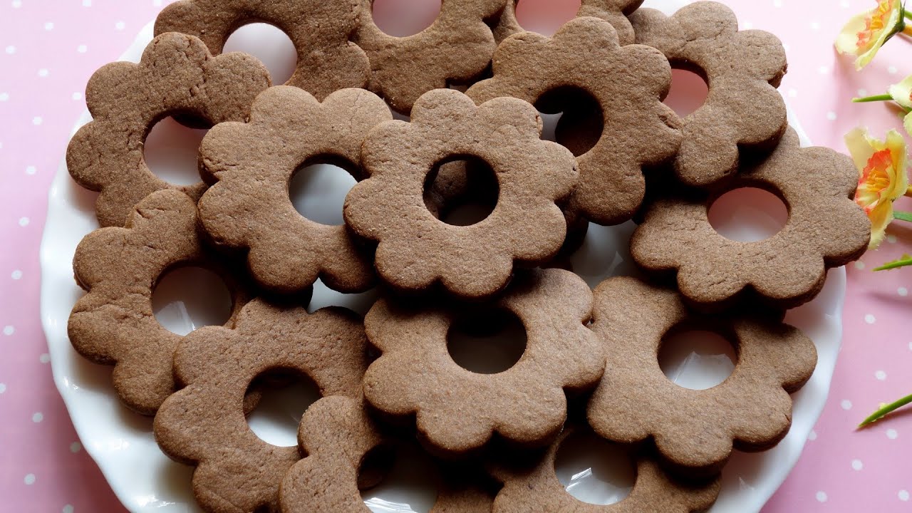 Przepis na kruche ciasteczka kakaowe