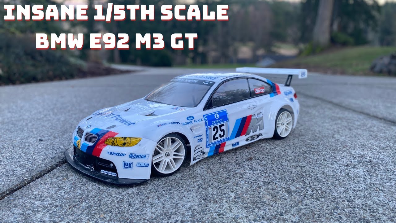 RC Car BMW M3 GT2 gets unboxed and tested! Tamiya 1/10 scale