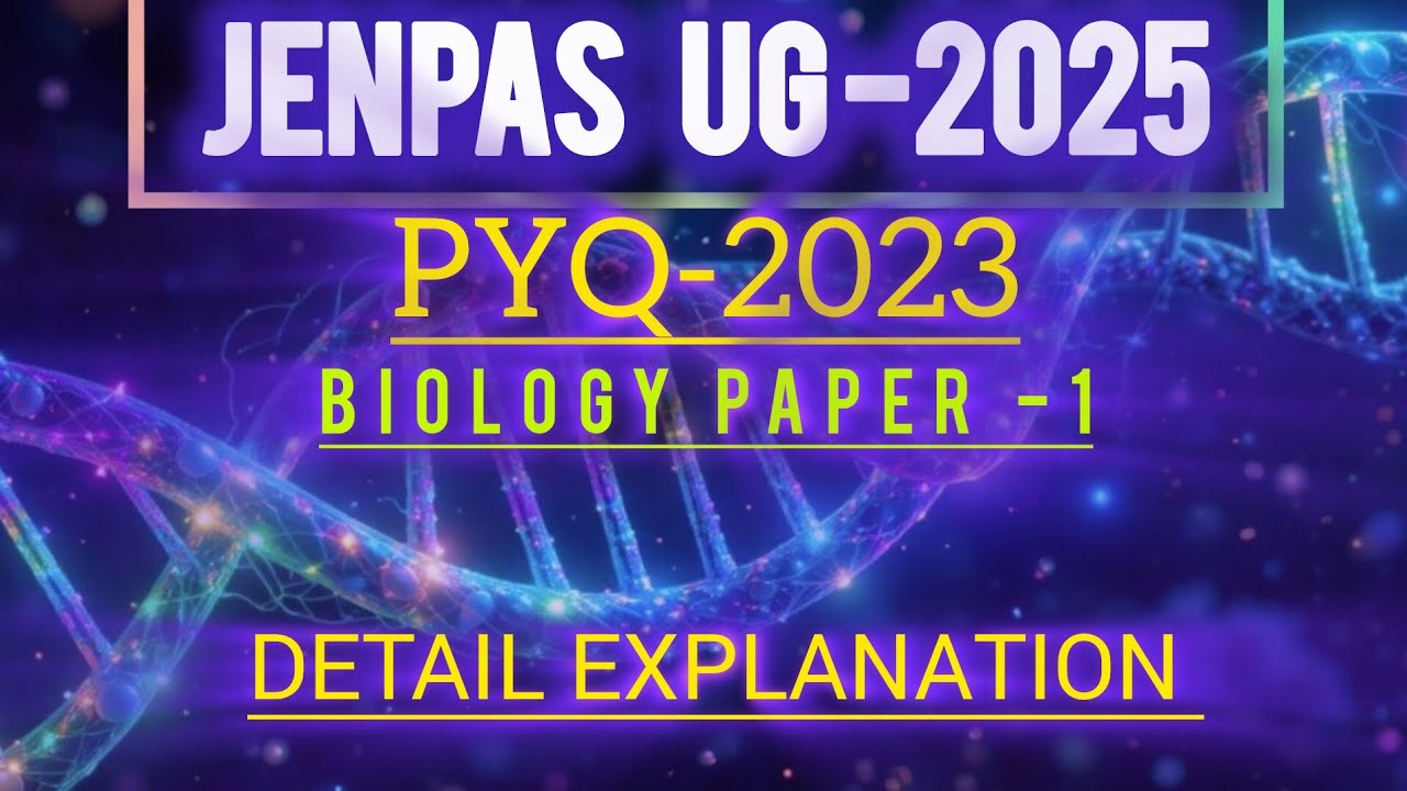 JENPAS UG 2023 Biology pyq |JENPAS BIOLOGY|