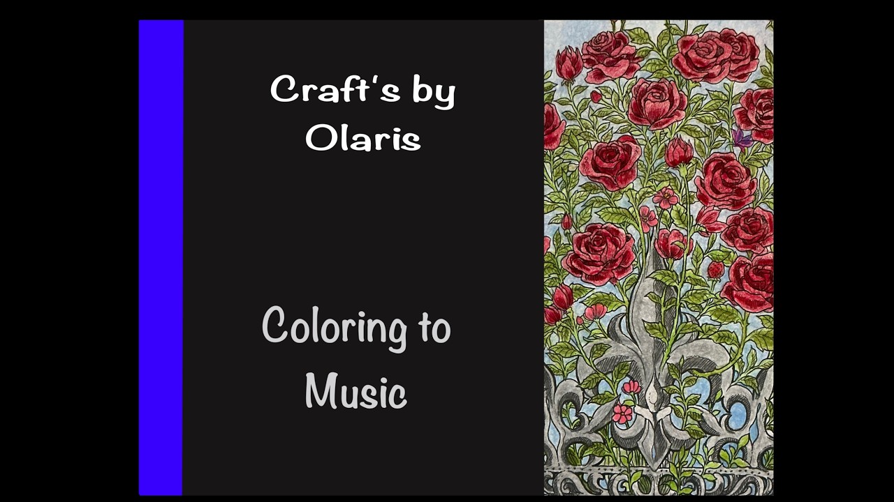 Coloring a Crown of Roses!