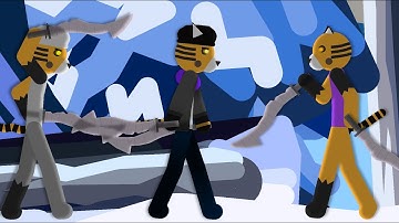 Tigry Vs Tigry (uniform) Vs jacket Tigry| Piggy Sticknodes animation