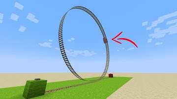 Looped Rails in Minecraft