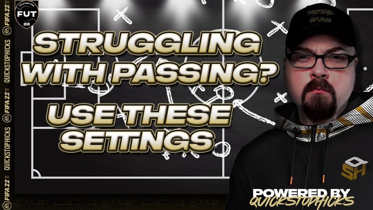 GET BETTER PASSING ON FIFA 22 - USE THESE SETTINGS I FIFA 22 ULTIMATE TEAM