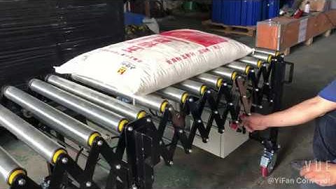 25KG Flour Bags Loader,Flexible Expandable Conveyor