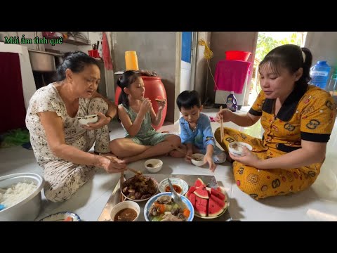 Video Cuộc sống và món ăn miền Tây•vịt kho gừng thêm dưa hấu... - youtube