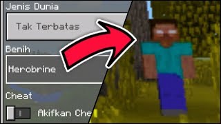 cara summon herobrine di minecraft PE jangan lupa di subscribe