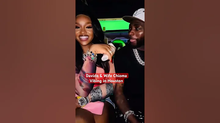 Singer Davido & his Gorgeous Wife Chioma vibing out in Houston After sold out show.#shorts #davido