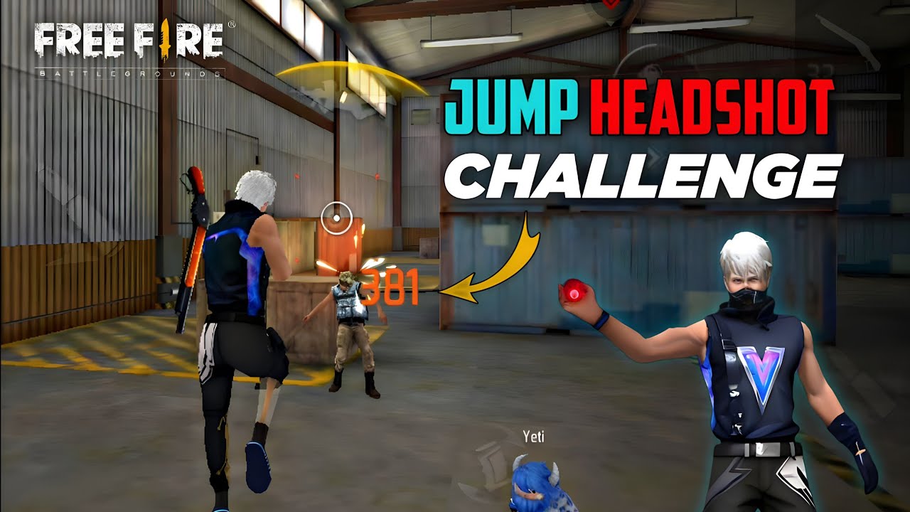 Dangerous ⚡ Jump Headshot Challenge In Free Fire 🔥 || TG Vishal VHB ...