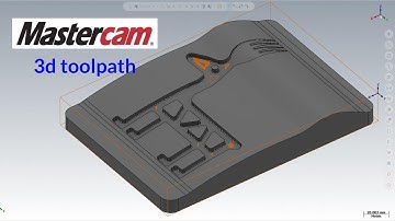 3d toolpath _ mold cavity