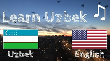 Learn before Sleeping - Uzbek (native speaker)  - with music