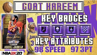 GOAT KAREEM ABDUL-JABBAR GAMEPLAY! HE IS THE BEST CARD IN MYTEAM HISTORY! NBA 2K20 MYTEAM