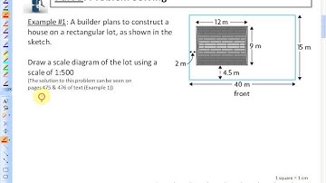 8.3 & 8.5: lesson 1, part A - part B #1 (Scale Diagrams)
