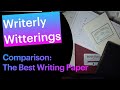Comparison: Writing Paper (Correspondence)