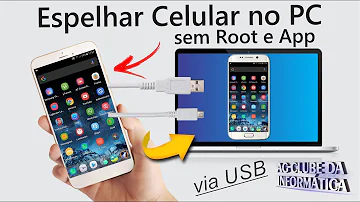 Como usar o celular no PC via USB?