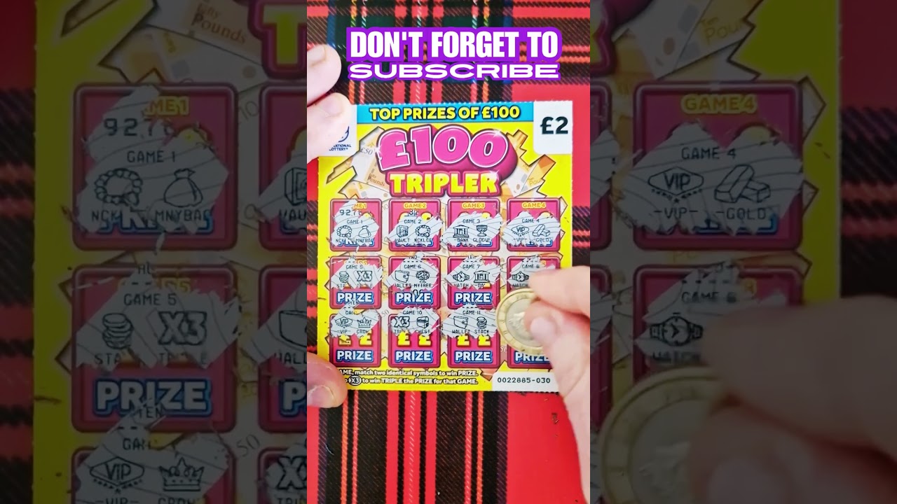 TWO lottery scratch cards 